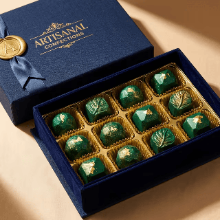 Luxury Hand Painted Chocolate Box